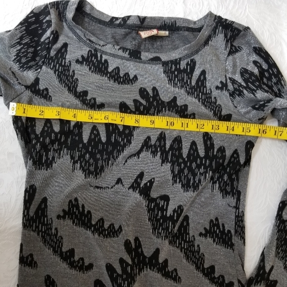 𝅺french Connection Polyester/elastin /viscose metalized blend mini dress - Picture 8 of 16